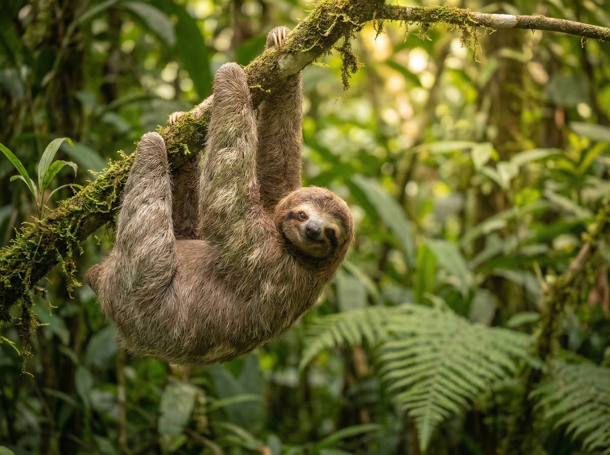 女神视频树懒视频 - 热带雨林树懒慢生活视频演示